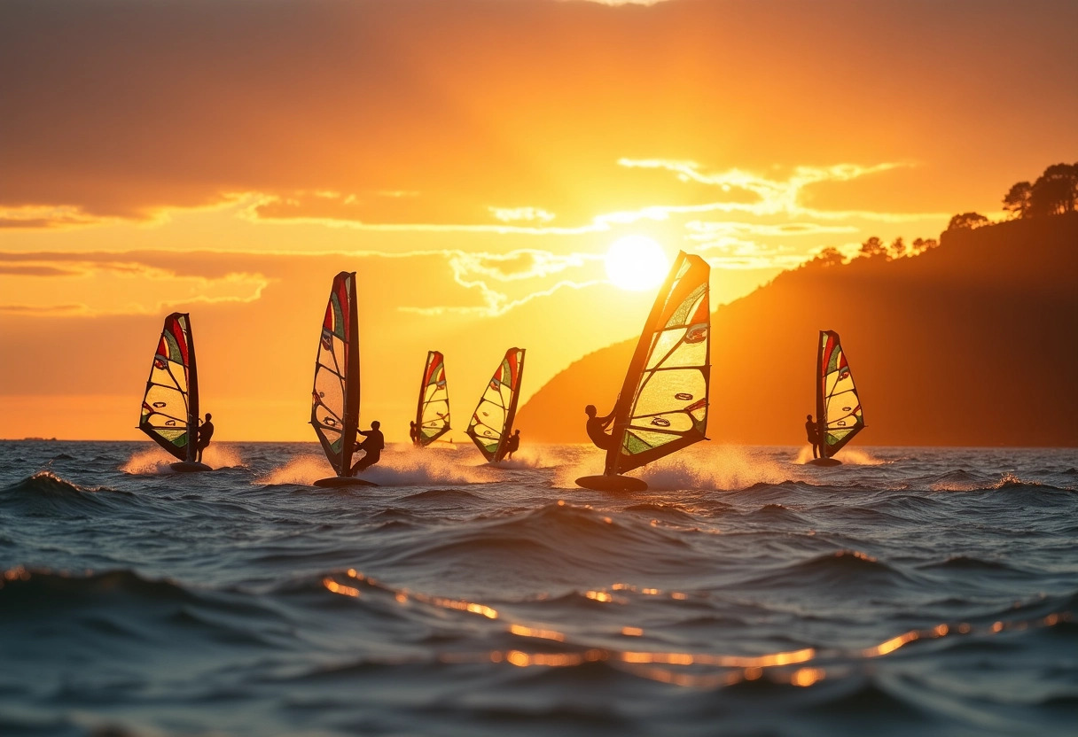 windsurf plage