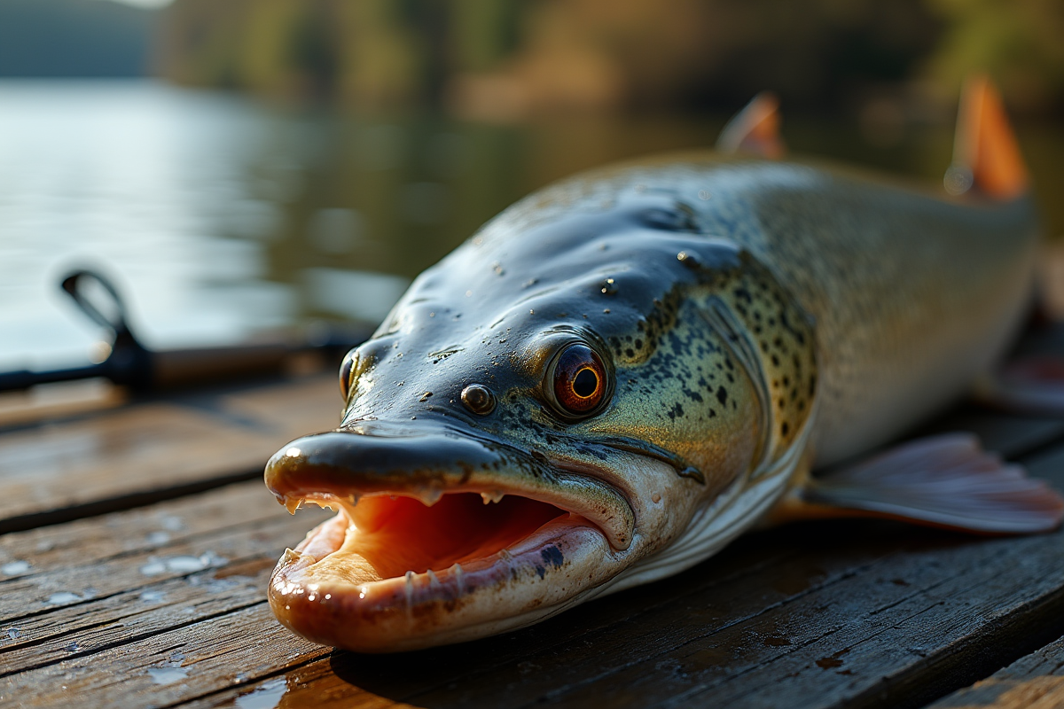 brochet légende